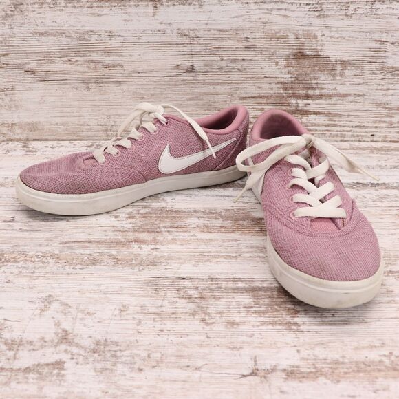 Nike SB Check Solar Shoes Womens 8.5 Pink Skate Skateboard Athletic Sneaker - Picture 1 of 10